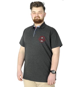 Mode XL Erkek T-Shirt Polo Florida 22303 Antrasit