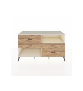 Kronos Konsol Tek Raflı 4 Çekmeceli  176x59x99 Aytaşı-Aytaşı/Çam