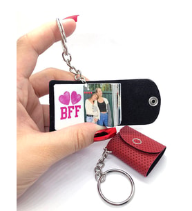 Mini Albüm Anahtarlık 1 Adet - BFF Albüm, Arkadaşa Hediye, Best Friends Hediye, Arkadaşa Doğum Günü Hediyesi, En iyi Arkadaşa Hediye, Arkadaşa Fotoğraflı Hediye, Kız Arkadaşa Hediye, Erkek Arkadaşa Hediye
