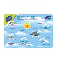 Playwood Ahşap Tutmalı Puzzle Hava Durumu ONY284