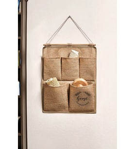Jüt 5 Cepli Çok Amaçlı Askılı Duvar Tipi Dolap Içi Banyo Mutfak Düzenleyici Organizer 35x45 (Standart)