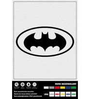 BATMAN STICKER 25 x 13 cm ERU00055