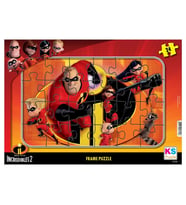 INC 704 Incredibles 2 Frame Puzzle 24 Parça