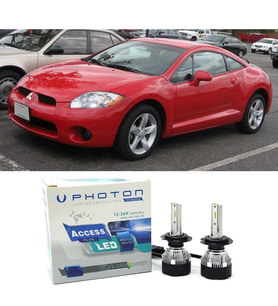 Mitsubishi Eclipse Led Xenon Uzun + Kısa Far Ampulü H4 Access Yeni Seri Beyaz