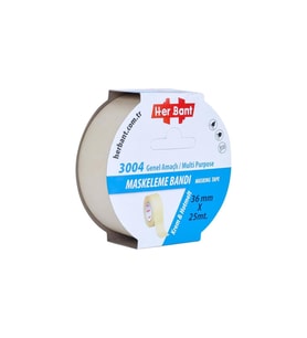 Her Bant Krepe Maskeleme Bantı 36 Mm x 25 Metre