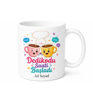 Kankaya Hediye Esprili Dedikodu Saati Temalı Kupa Bardak Komik Hediye