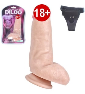 Belden Bağlamali Vibratör Red Eagle 16 Cm Kemerli Strap On Realistik Penis Dildo