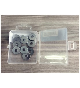 Gürçay Vida Pulu Saç Rondela 4-5-6-8-10-12mm (20 Adet ) 12 mm (Gri)