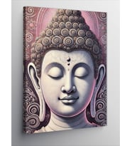 Kanvas Tablo Meditasyon Yapan Buda Figürü
