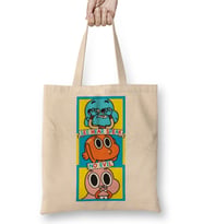 Gumball Darwin Anais No Evil 01 Bez Çanta Uzun Saplı