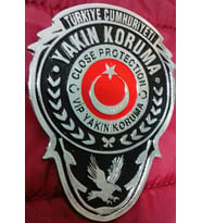 YAKIN KORUMA CÜZDAN ROZETİ (METAL)-SATIN/AL,YAKIN KORUMA KIMLIK KARTLI PERSONELE SATILIR.-SIVILE SATILMAZ