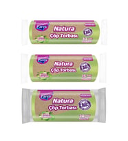Natura Çöp Torbası Küçük Orta Büyük Boy 3'lü Paket