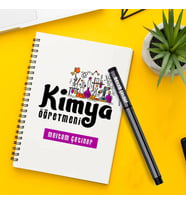 Kimya Öğretmeni Temalı Defter ve Kalem
