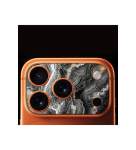 iPhone 17 Pro Max Tam Kaplayan Kamera Çerçeve Koruyucu Desenli Baskılı - CHROME-MERMER