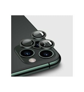 Apple iPhone 12 Pro Uyumlu Zore CL-02 Kamera Lens Koruyucu (Koyu Yeşil)