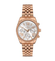 Ferro FM41172A-C Quartz Rose Çelik Kordon 36 mm Kadın Kol Saati