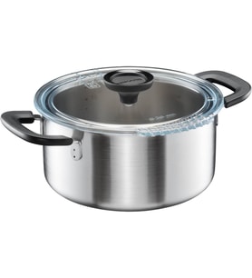 Fiskars Gryte Kapaklı, 3 Litre, Çap 22,5 Cm, Güveç Tenceresi, Tüm Ocaklar Için Uygundur, Geri Dönüşt (Çok Renkli)
