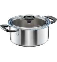 Fiskars Gryte Kapaklı, 3 Litre, Çap 22,5 Cm, Güveç Tenceresi, Tüm Ocaklar Için Uygundur, Geri Dönüşt (Çok Renkli)