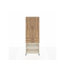 Arges Dolap 5 Raflı 2 Çekmeceli 2 Kapaklı 88x30x243 Aytaşı-Çam