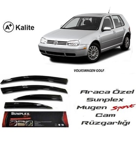 Volkswagen Golf 4 Cam Rüzgarlığı Mugen Tip Sunplex