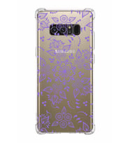 Samsung Galaxy Note8  Köşe Korumalı Antişok Kapak Nostalji Desen Tasarımlı Şeffaf  Kılıf