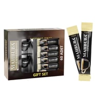 Mahbuba Coffee Hazır Öğütülmüş %100 Arabica Espresso Bi Kahve ile Canlan 60x2gr +2 Fincan Hediyeli