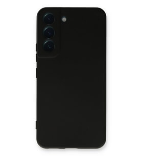 Pilelistore   Samsung Galaxy S22 Plus Kılıf Nano içi Kadife Silikon - Siyah