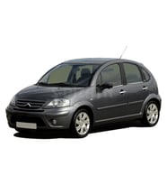 Citroen C3 Krom Cam Çıtası 4 Prç 2002-2009