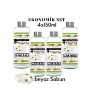 Wendore Sihirli Kokular Küre & Tüm Makinelere Uyumlu Geniş Alan Koku Makinesi Parfüm Solüsyonu Beyaz Sabun 4'lü Set