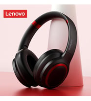 Lenovo Thinkplus TH40 Kablosuz Bluetooth Kulaküstü Kulaklık Siyah-Kırmızı