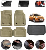 Nissan Micra 2010-2015 Uyumlu Paspas Araca Özel Bagaj Havuzu MBS Bej
