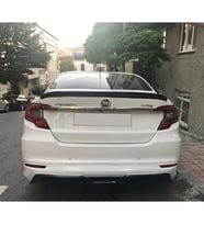 Fiat Egea Spoiler Parlak Siyah Plastik Spoyler