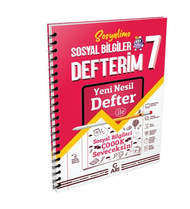 7. Sınıf Sosyal Bilgiler Akıllı Defteri Arı Yayıncılık