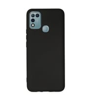 İnfinix Hot 10 Play Kılıf Nano İçi Kadife Silikon - Siyah
