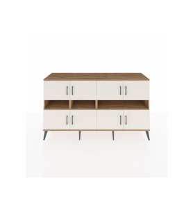 Kronos Konsol 8 Raflı 8 Kapaklı 176x59x99 Çam-Aytaşı/Çam