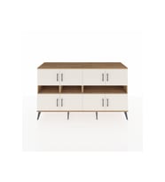 Kronos Konsol 8 Raflı 8 Kapaklı 176x59x99 Çam-Aytaşı/Çam