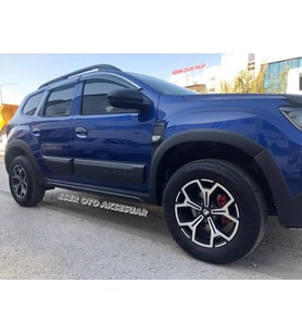 Dacia Duster 2018+ Sonrası 12 Parça ABS Orijinal Plastik Düz Dodik Seti