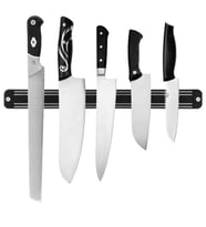 Mıknatıslı Bıçak Tutucu Metal Alet Tutucu Bıçak Askısı 55 cm (Siyah)