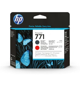 Hp 771 Ce017A Mat Siyah &Kromatik Kırmızı Kafa