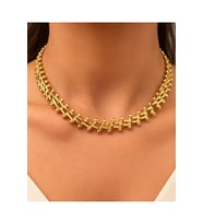 Gold Ritim Top Detaylı Kolye & Bileklik Seti