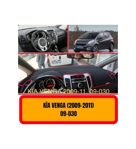 Kia Venga 2009-2011 Ön Örtüsü Göğüs Panel Torpido Koruma Koruyucu Kılıfı Halısı Yedek Parça