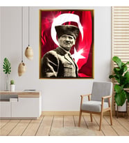 ÇERÇEVELİ ATATÜRK TABLO S623