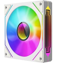 BUBALUS B-4Pro 120 mm ARGB PWM PC Kasa Fanı Beyaz – Infinity Mirror & Sessiz Soğutma
