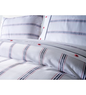 Marine Nevresim Takımı Meridian Tek King Size - Beyaz