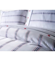 Marine Nevresim Takımı Meridian Tek King Size - Beyaz