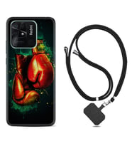 Xiaomi Poco X3 Pro M4 Pro X4 Pro C40 10C Kılıf Boyun Askılı Silikon Boks Eldiveni 1763