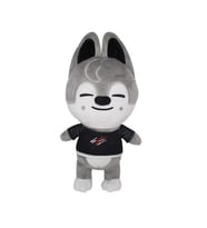 Skzoo Wolf Chan Peluş Oyuncak 20Cm (Siyah - Beyaz)