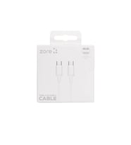 Zore ZR-41 Type-C to Type-C PD Hızlı Şarj Özellikli Data ve Şarj Kablosu 1M
