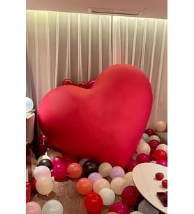 Beysüs Dev Kalp Folyo Balon 145 cm