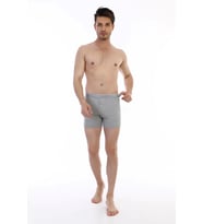 pilelistore Çift Kaplan 880 Elastanlı Erkek  Boxer (Antrasit)